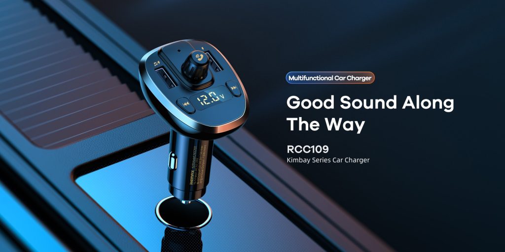 Tẩu sạc xe hơi kiêm FM remax RCC109