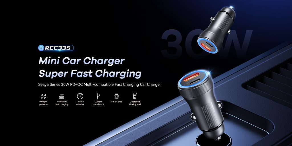 Tẩu sạc xe hơi cao cấp Remax RCC335