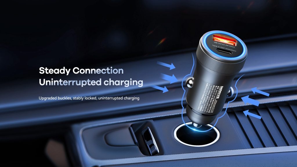 Tẩu sạc xe hơi cao cấp Remax RCC335