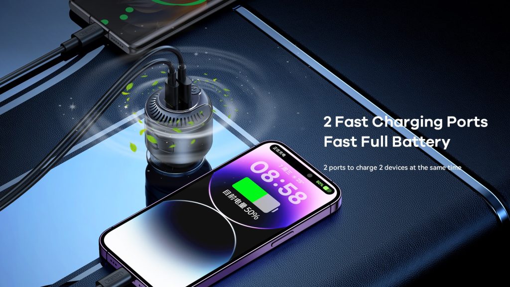 Tẩu sạc xe hơi cao cấp Remax RCC353