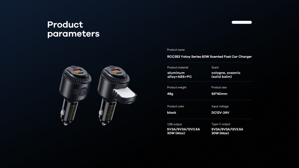 Tẩu sạc xe hơi cao cấp Remax RCC353