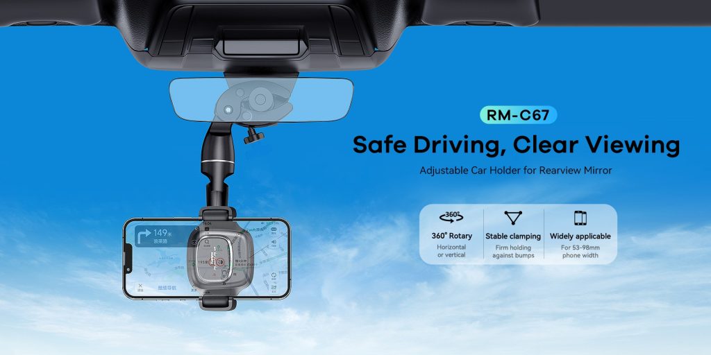 Giá đỡ điện thoại oto thông minh RM-C67