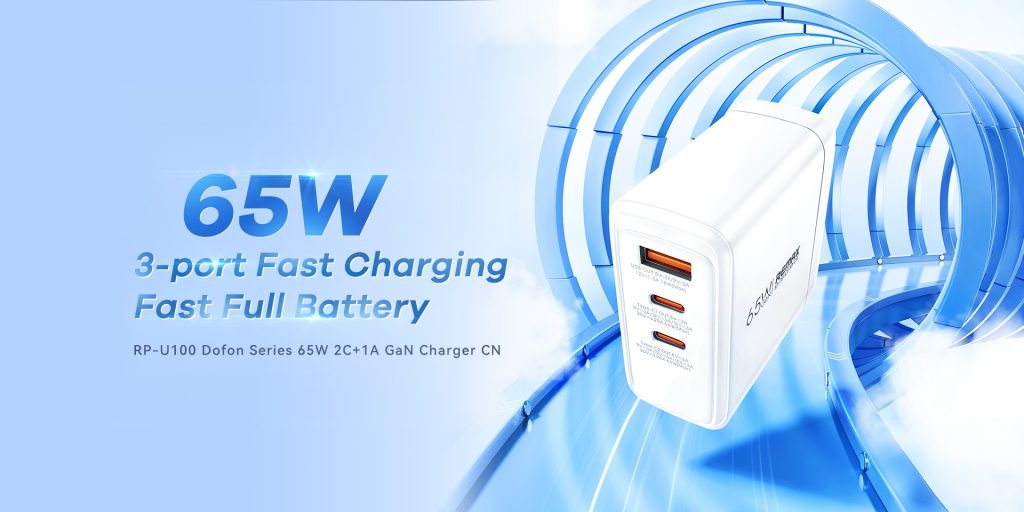 Củ sạc laptop GaN 65W REMAX RP-U100