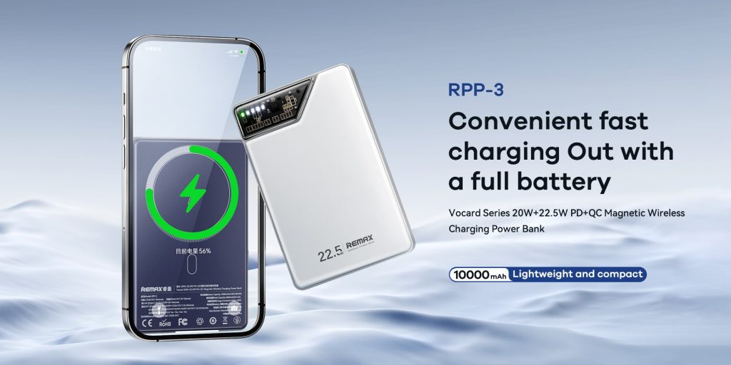 Pin dự phòng không dây Remax RPP-3 Vocard