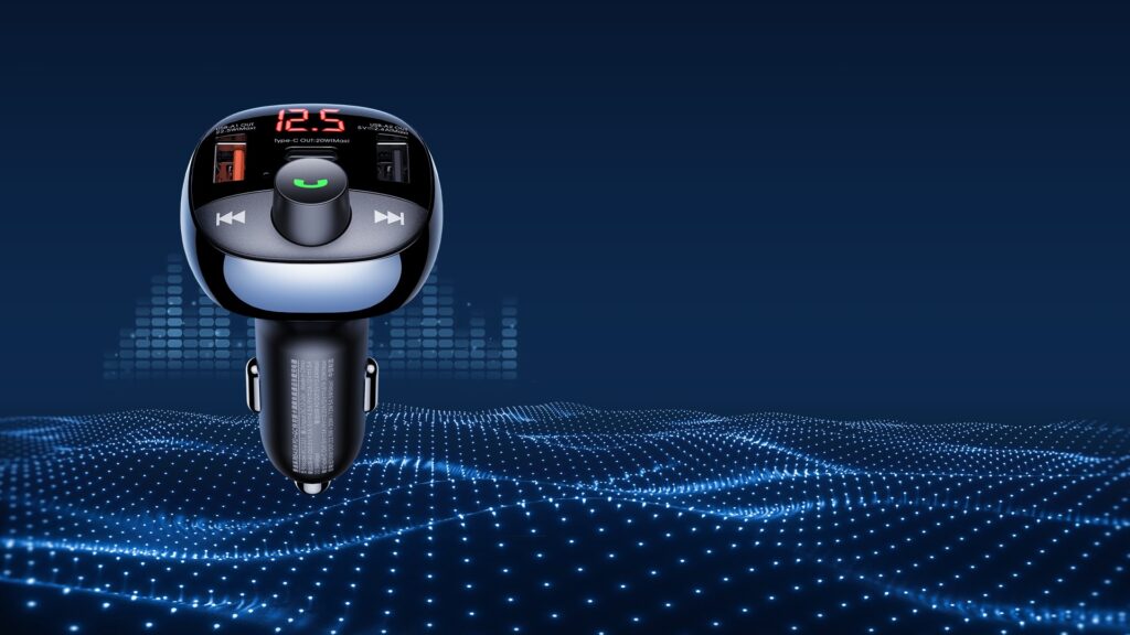 Tẩu sạc xe hơi kiêm FM Remax RCC331
