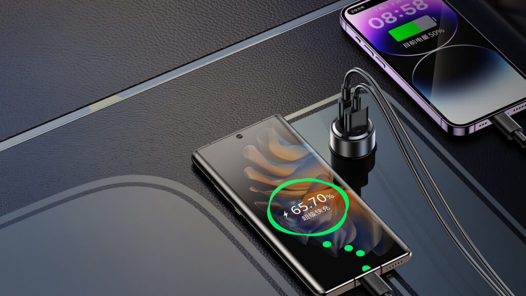 Tẩu sạc nhanh xe hơi 75w Remax RCC360