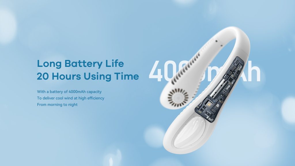 Quạt đeo cổ Neckband Fan F30 Hurricane