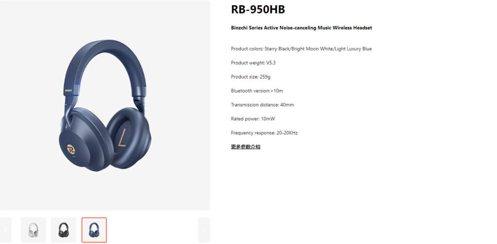 Tai nghe Bluetooth chụp tai Remax Binzchi Series Active RB-950HB