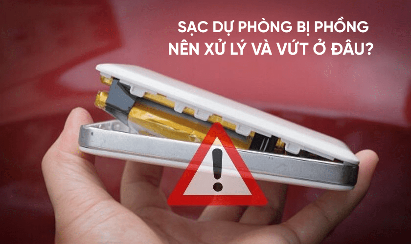 Xử lý khi sạc dự phòng hỏng và nên vứt sạc dự phòng ở đâu?