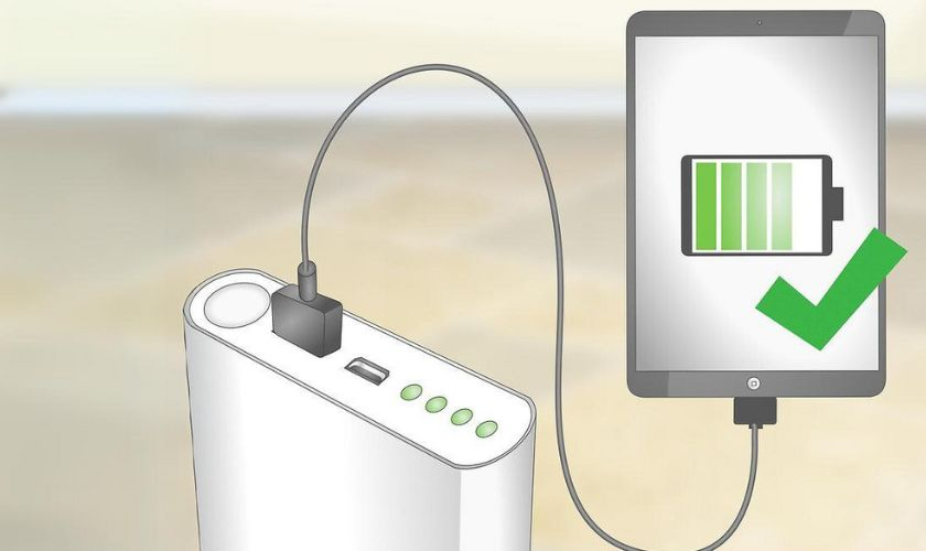 Cách sạc pin dự phòng khi mới mua về