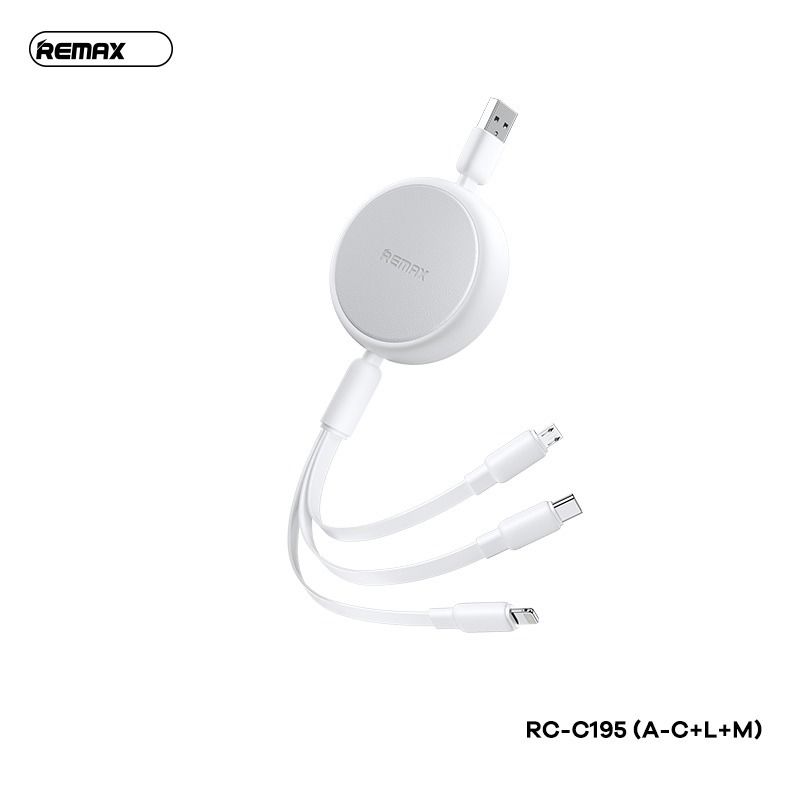 Cáp sạc Đa năng 3in1 Remax RC-C195