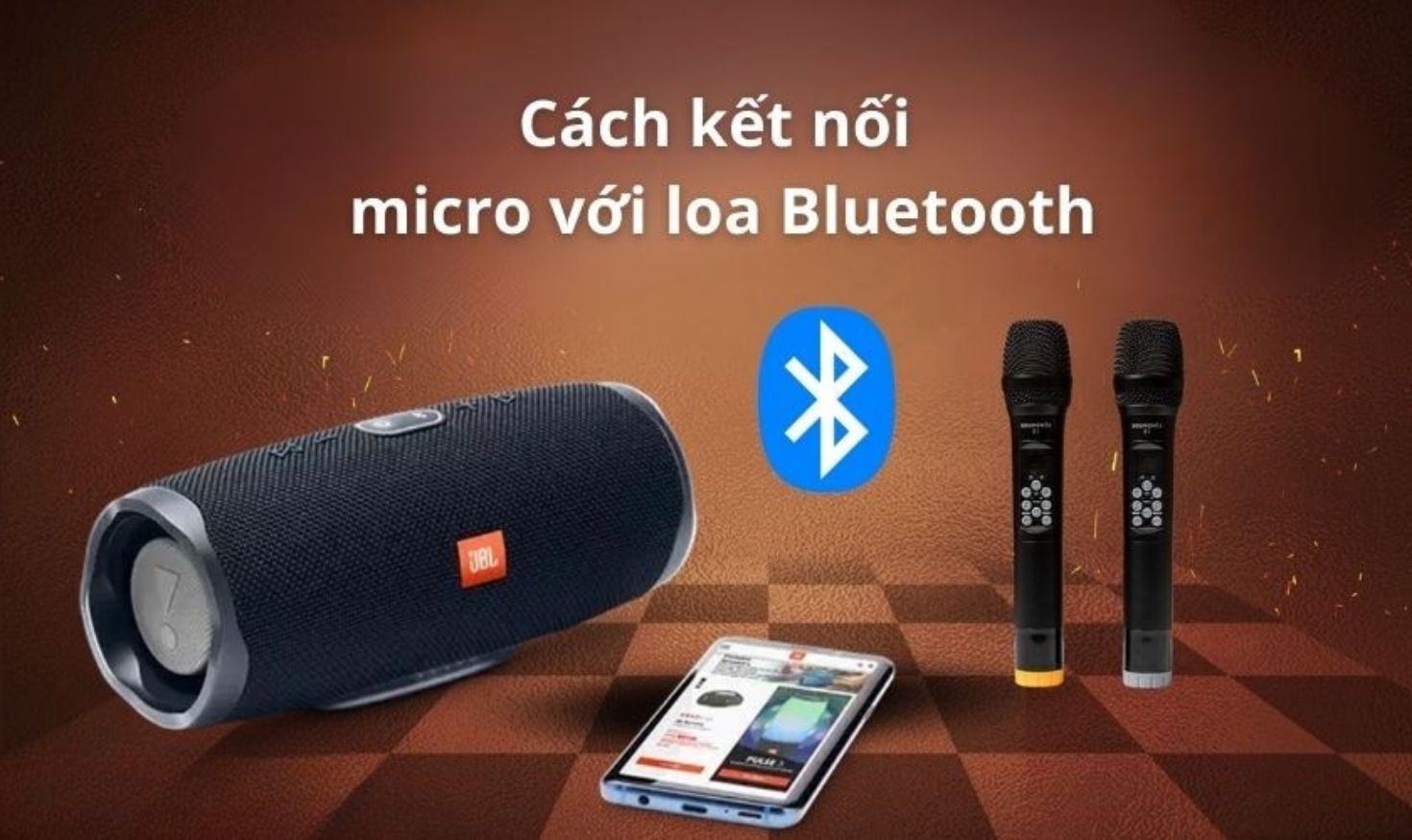 Cách kết nối micro với loa bluetooth đơn giản, nhanh chóng