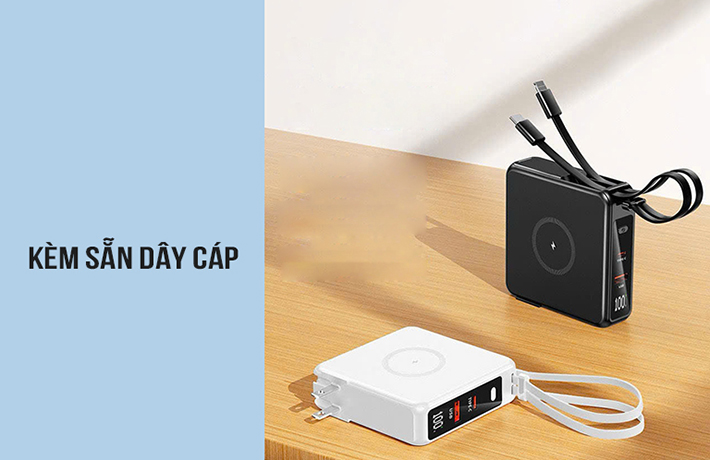 Sạc dự phòng đa năng nhỏ gọn, dung lượng cao, giá sinh viên