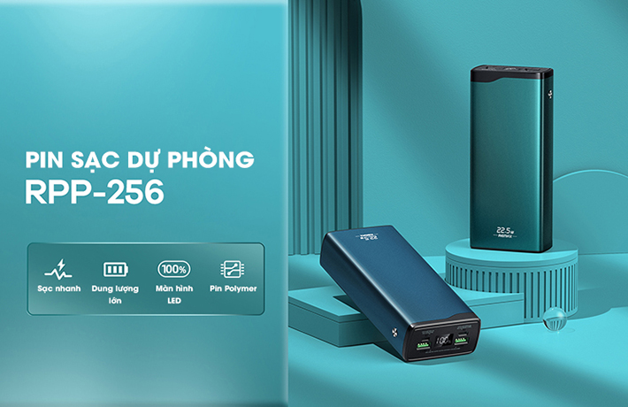 Sạc Dự Phòng 10000mAh Remax RPP‑256